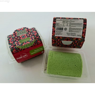 MA13 馬來西亞mak'cik急凍日式班蘭咖吔蛋卷(Halal認證，360g/個，解凍即食)網購原價HK$18.00/個，會員價HK$15.00/個